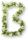 Deko Rosengirlande weiss BASIL