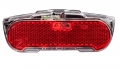 AXA LED Dynamo-Gepäckträger-Rücklicht Slim Steady mit Standlicht 50mm Lochabstand