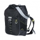 Basil Miles Nordlicht - Fahrradrucksack mit LED-Streifen - 17 Liter - schwarz