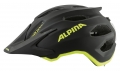 ALPINA Kinder-/Jugendhelm Carapax Jr. Flash schwarz/neongelb matt